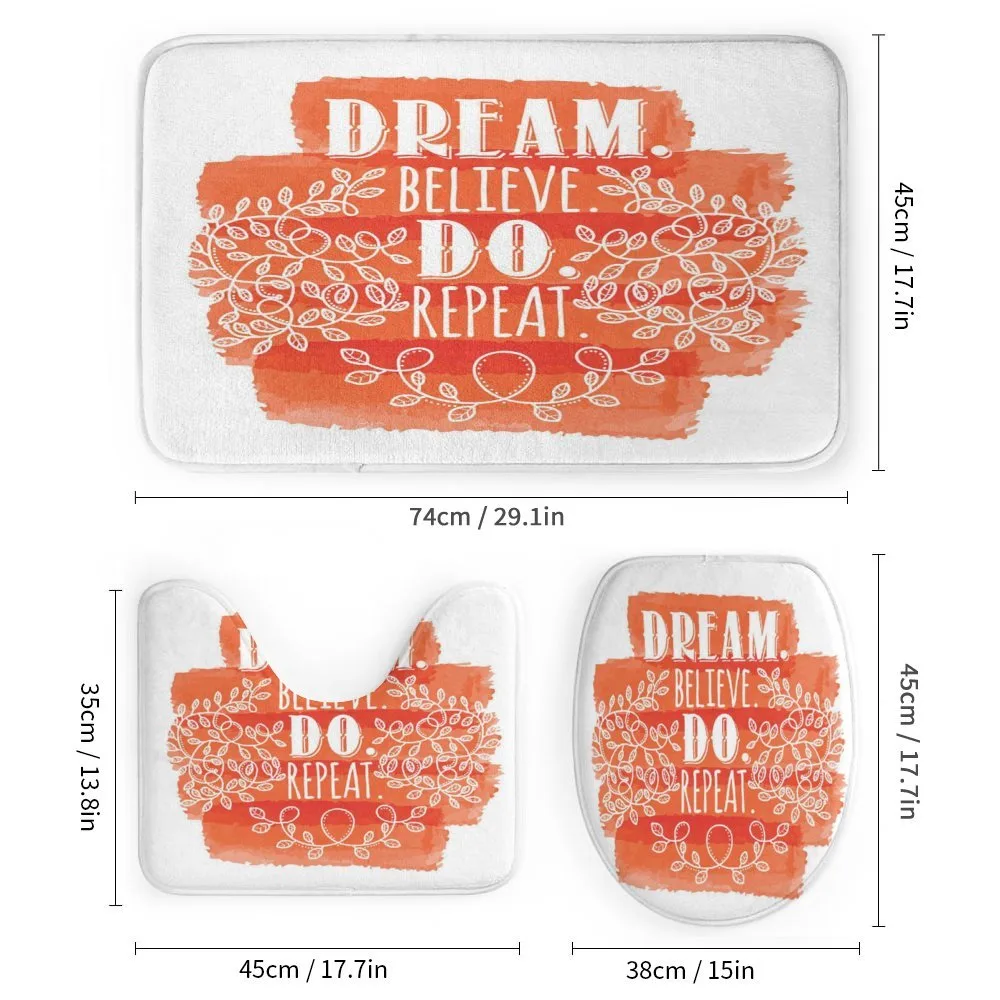Dream Believe Do Repeat Leaf — Detail 1