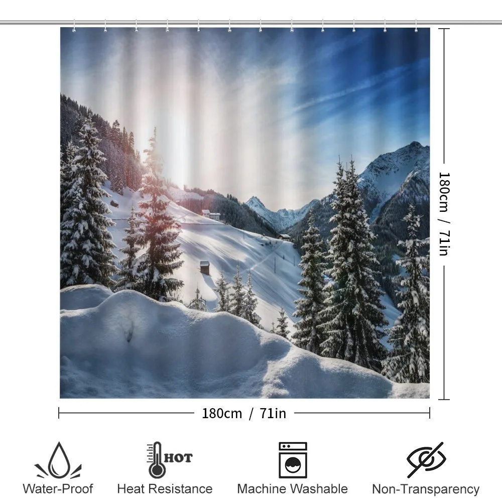 Europe Alps Rising Sun — Detail 2