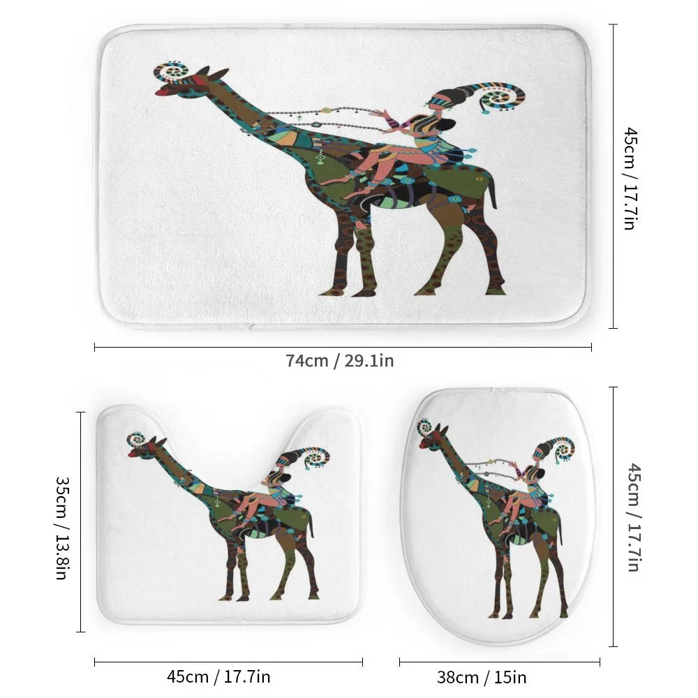 Girl Riding Giraffe — Detail 1