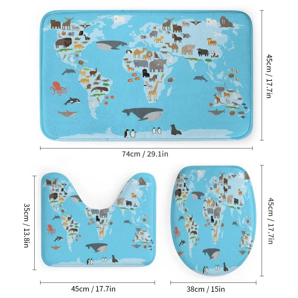 Guide Animals World Map — Detail 1