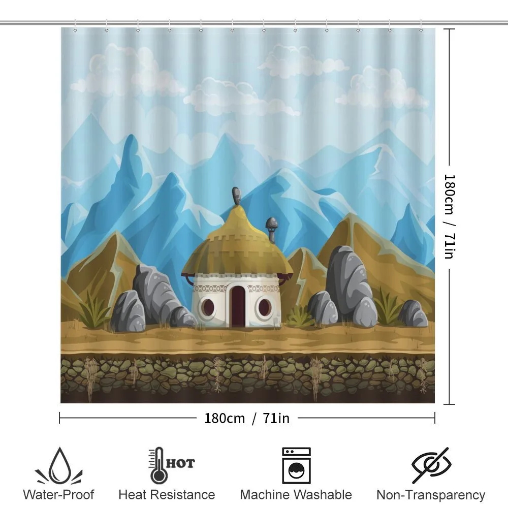 Hut in the Mountains Asia — Detail 2