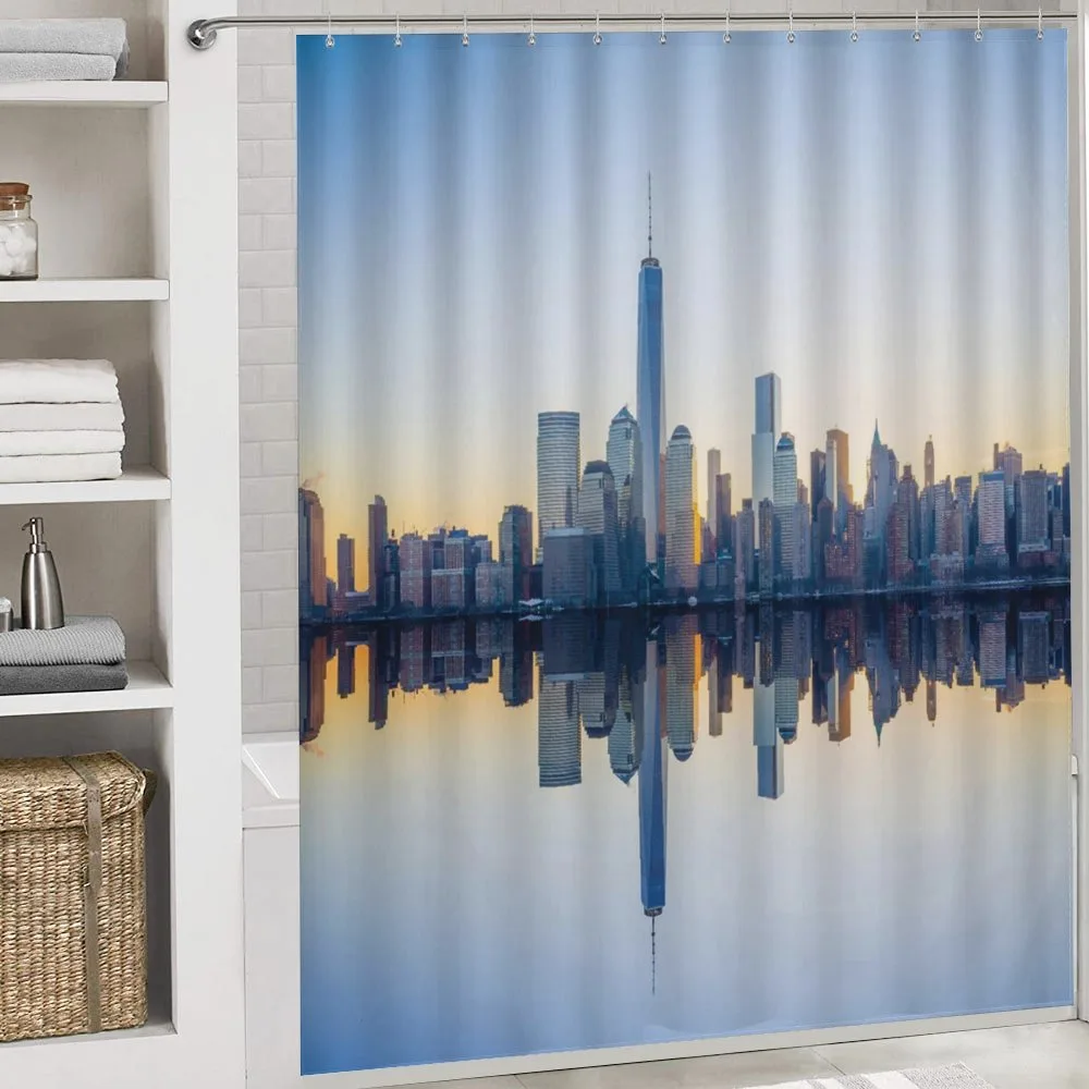 Manhattan Skyline Reflection — Detail 4