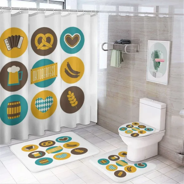 Oktoberfest on a shower curtain