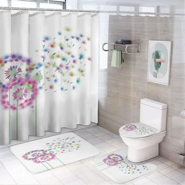 Spring Season Inspiration on a shower curtain