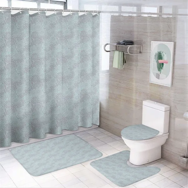 Summer Blooms Petals on a shower curtain