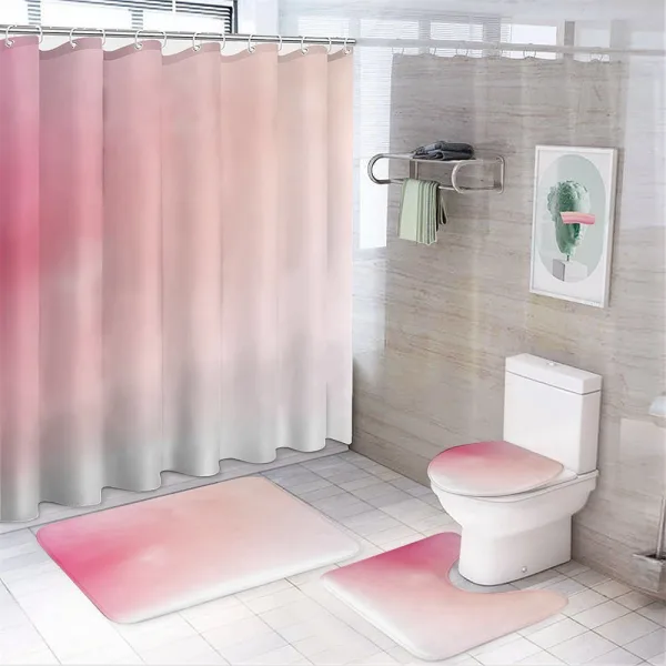 Blurry Colors Fantasy on a shower curtain