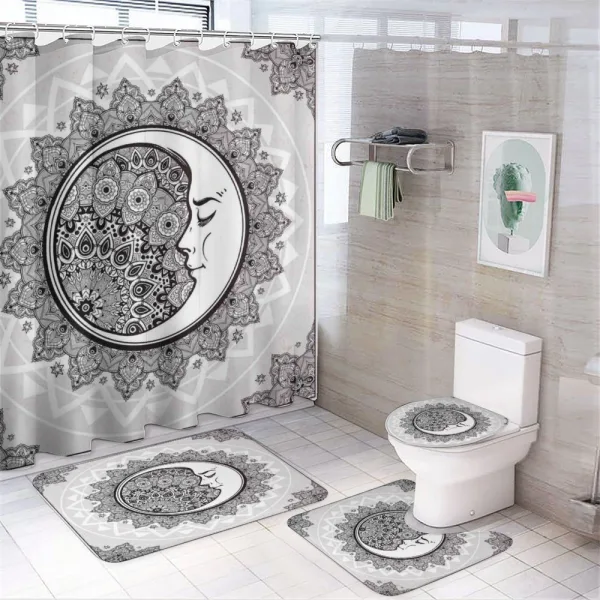Bohemian Pattern on a shower curtain