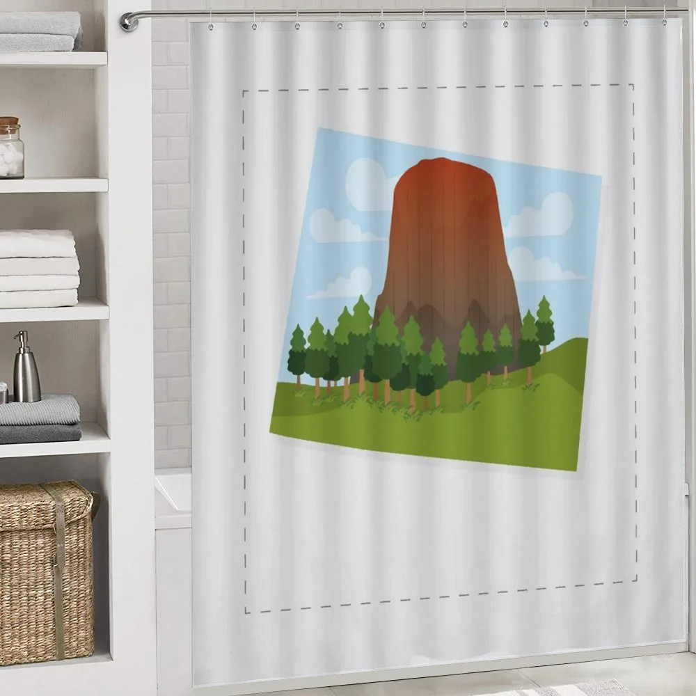Devils Tower Cartoon Design — Detail 4