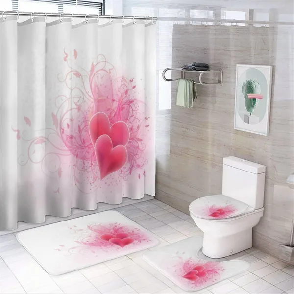 Floral Arrangement Romance on a shower curtain
