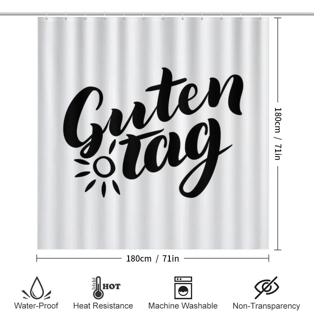 Hand Lettering Guten Tag — Detail 2