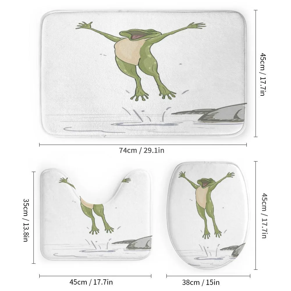 Happy Jumping Toad Humor — Detail 1