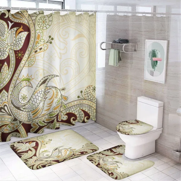 Oriental Middle Eastern on a shower curtain