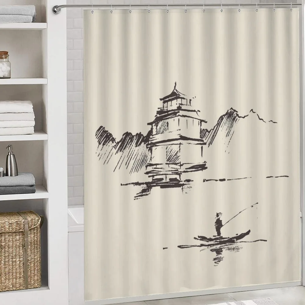 Pagoda Fisherman — Detail 4