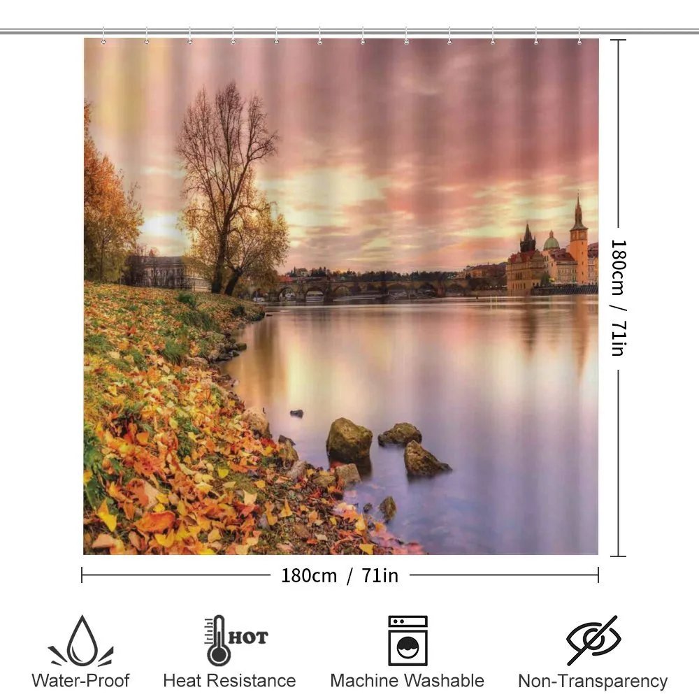 Prague Riverside Autumn — Detail 2