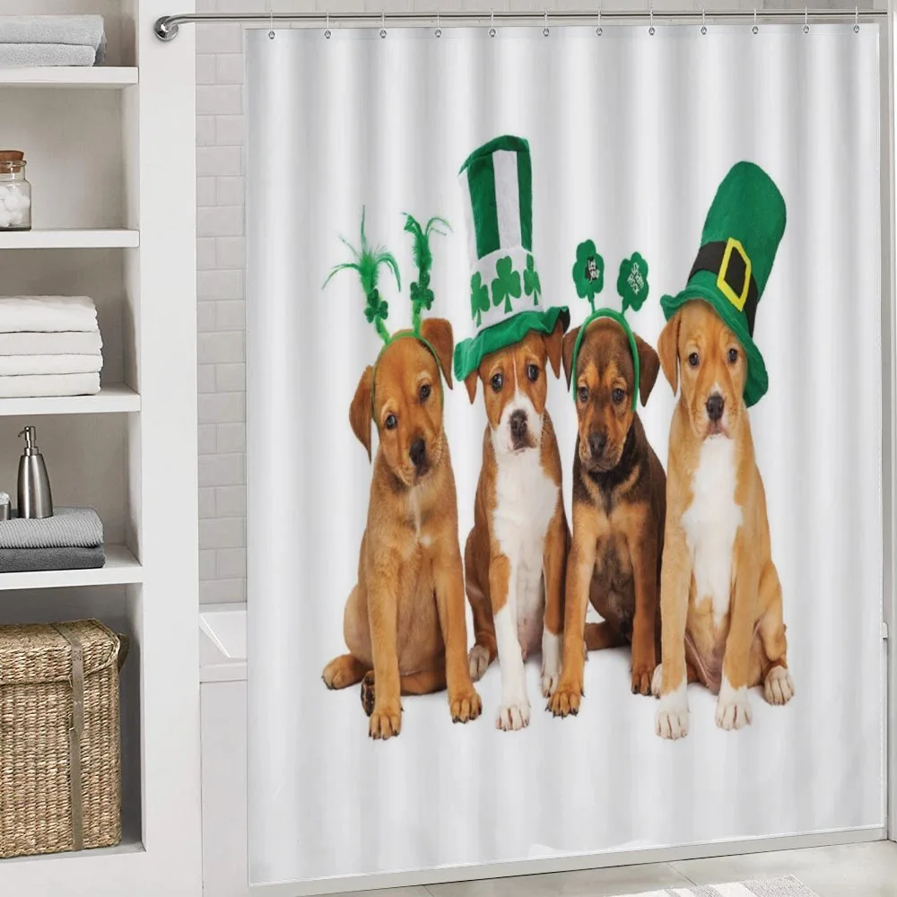 Puppies with Irish Hat — Detail 4