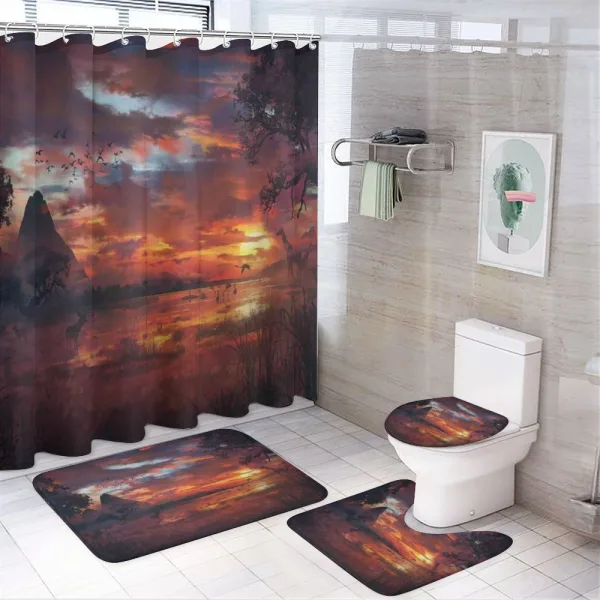 Safari Wild Forest on a shower curtain