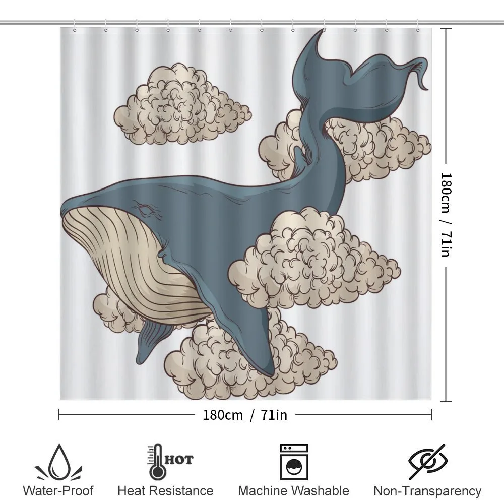 Sky Clouds Animal Fish — Detail 2