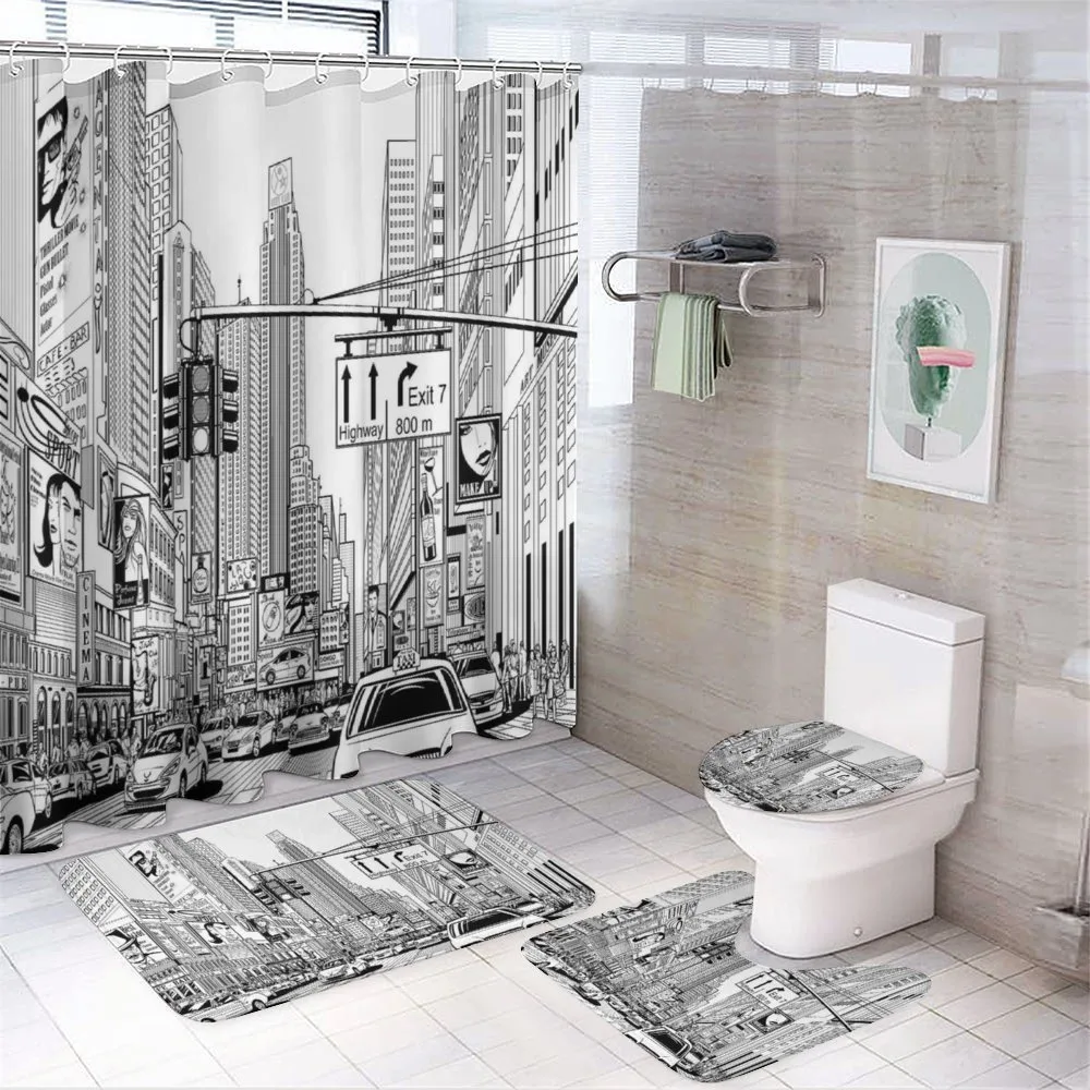 Street of New York Urban Sketch — Your design