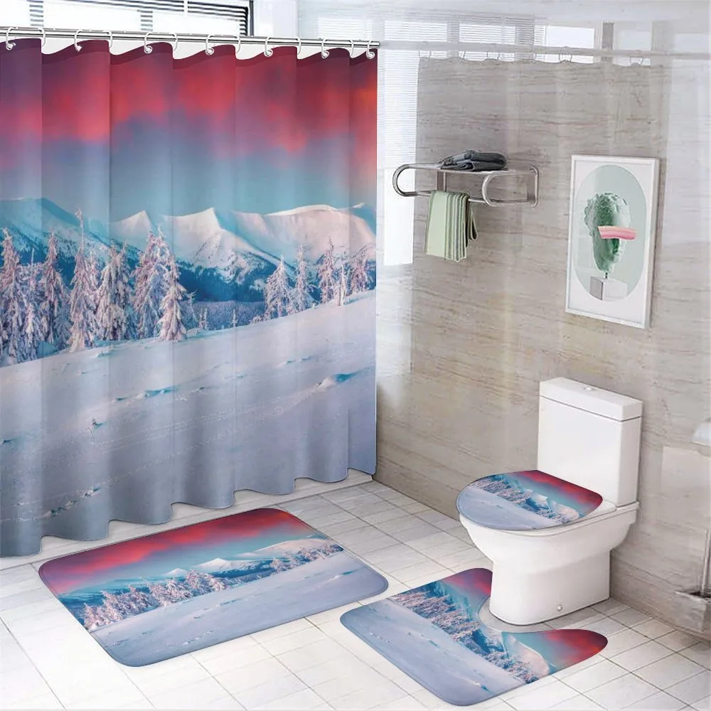 Sunset Snowy Winter — Your design