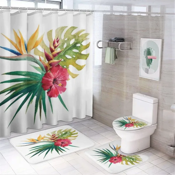 Wild Tropical Orchid on a shower curtain