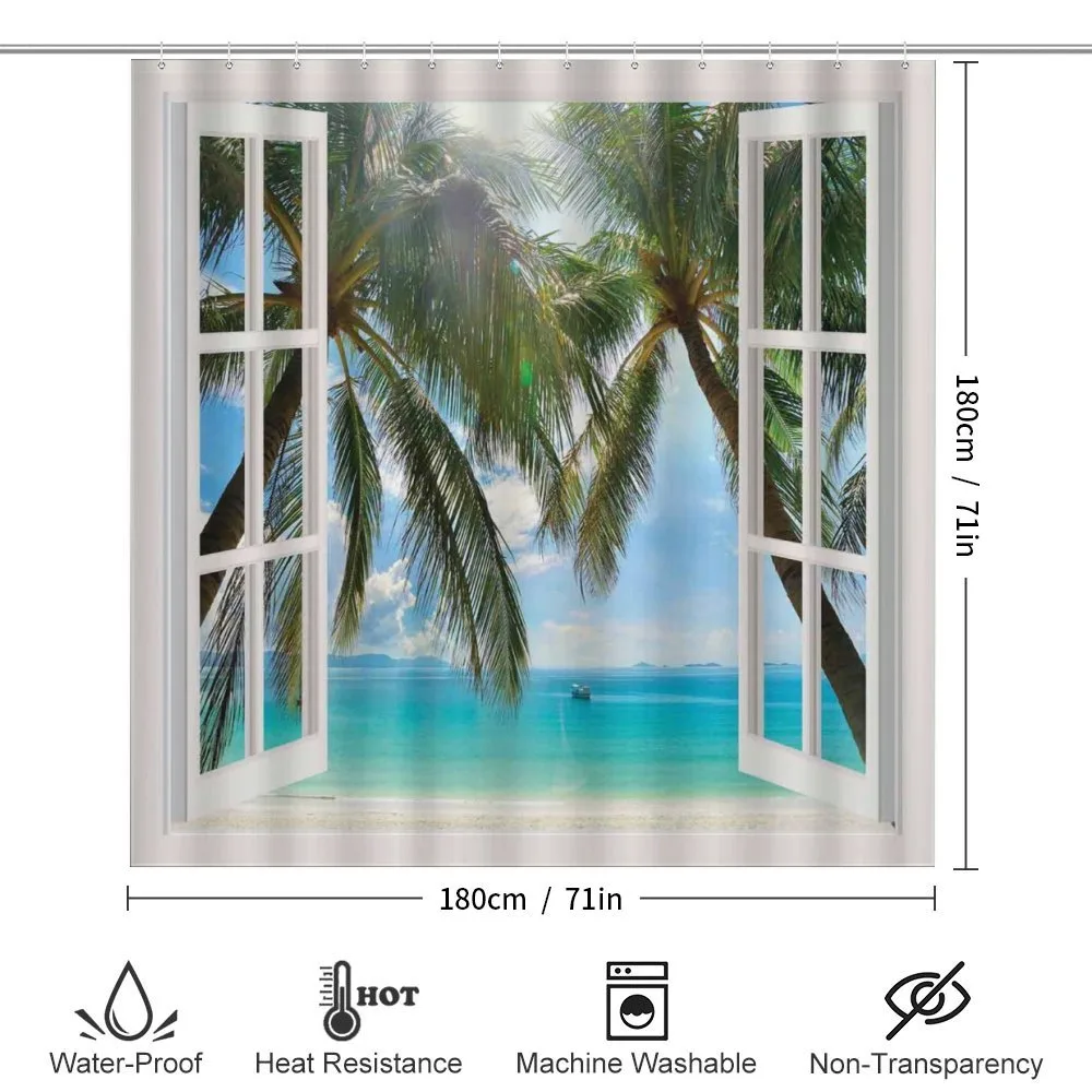 Window to the Exotic Beach — Detail 2