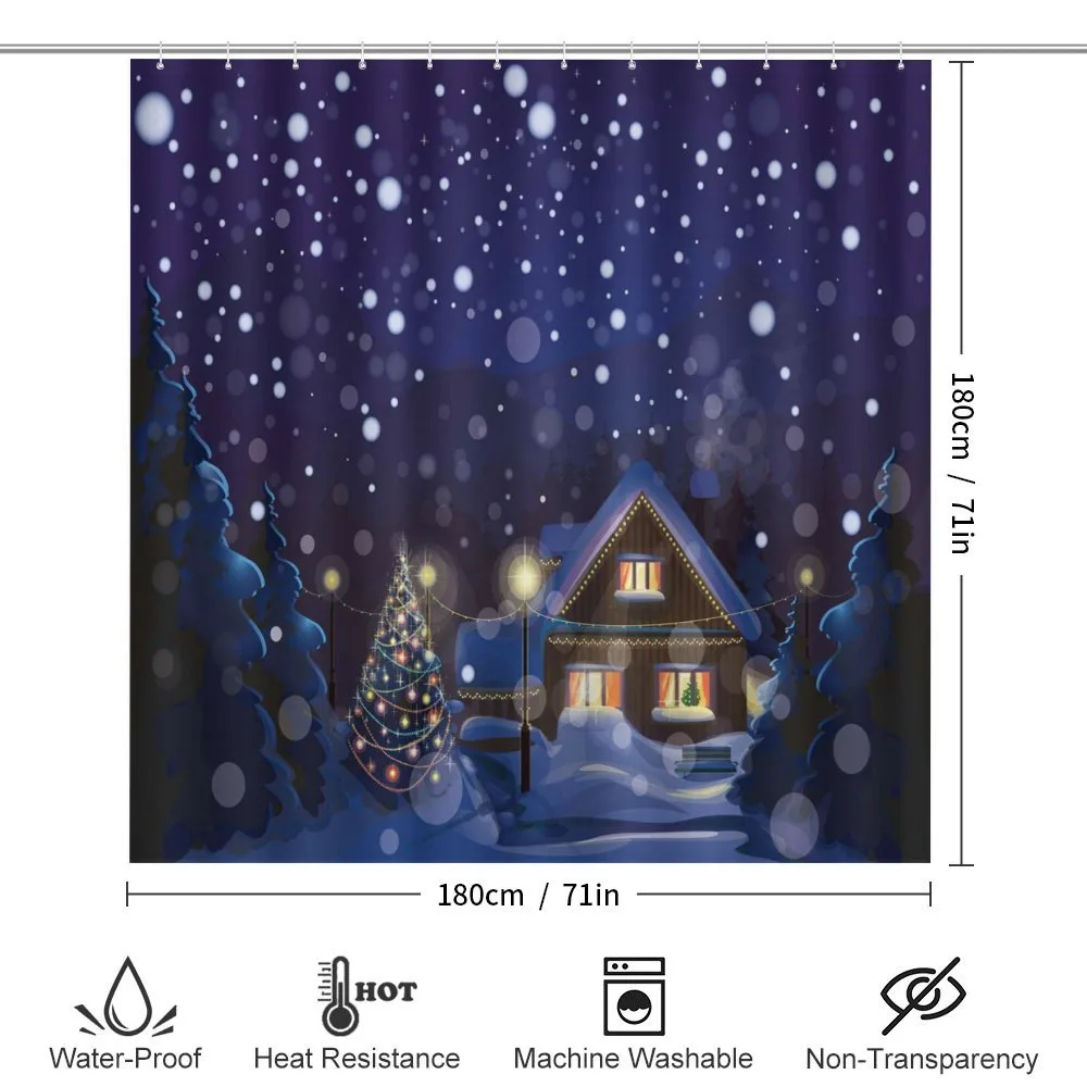 Winter Night House — Detail 2
