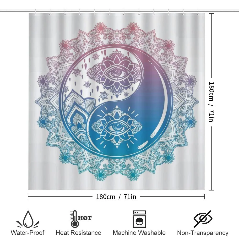 Ying Yang Mandala Asian — Detail 2