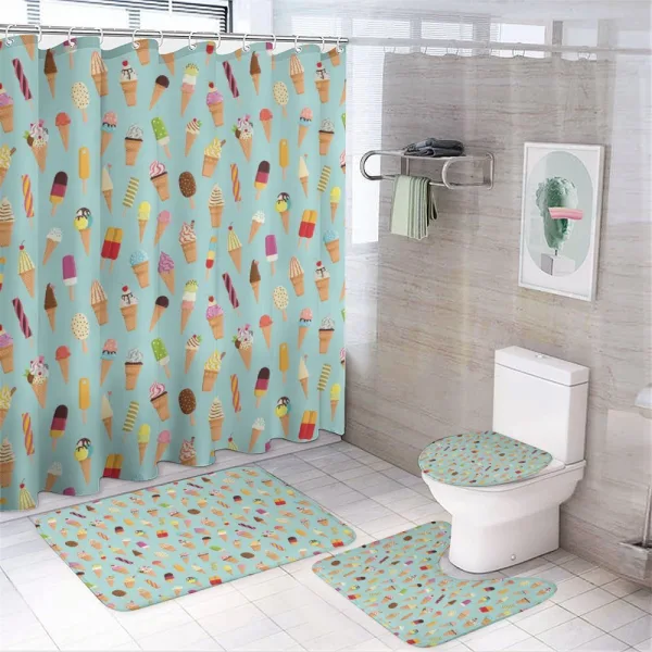 Yummy Fruity on a shower curtain