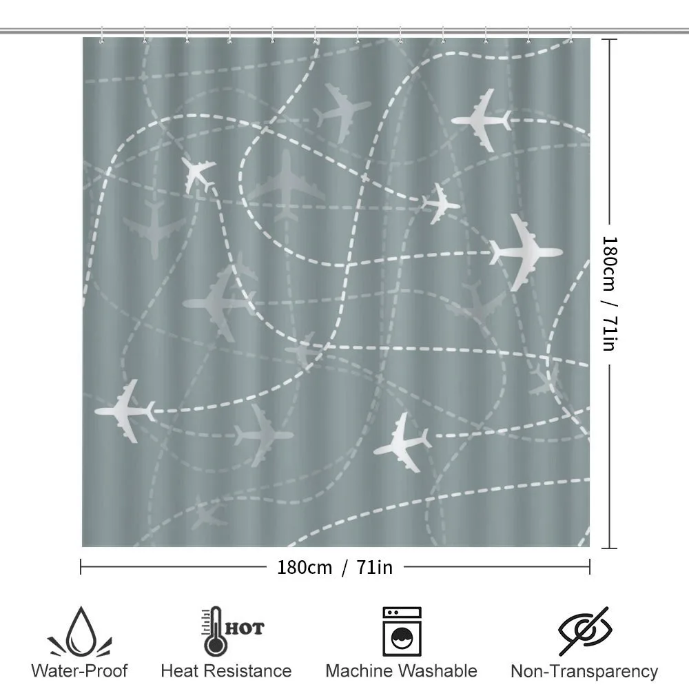 Airplane Traces Scheme Sign — Detail 2