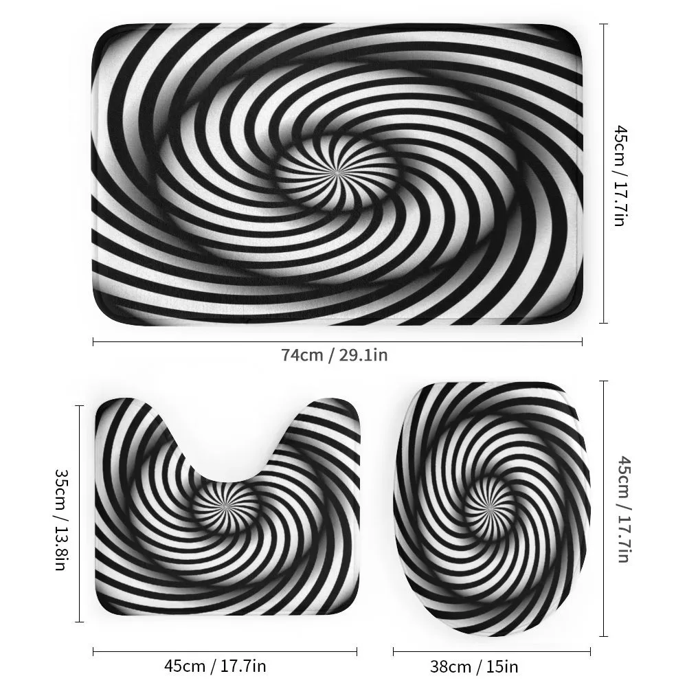 Black and White Swirl — Detail 1