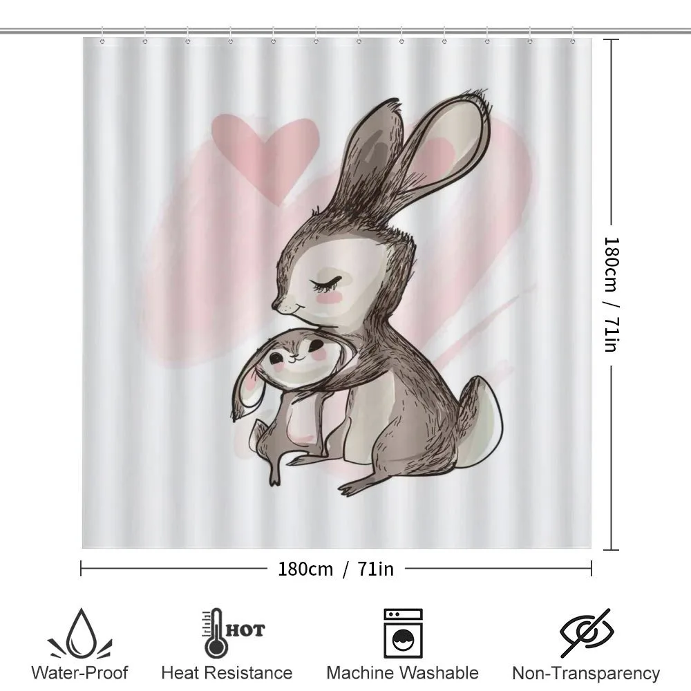 Bunny with His Mom — Detail 2