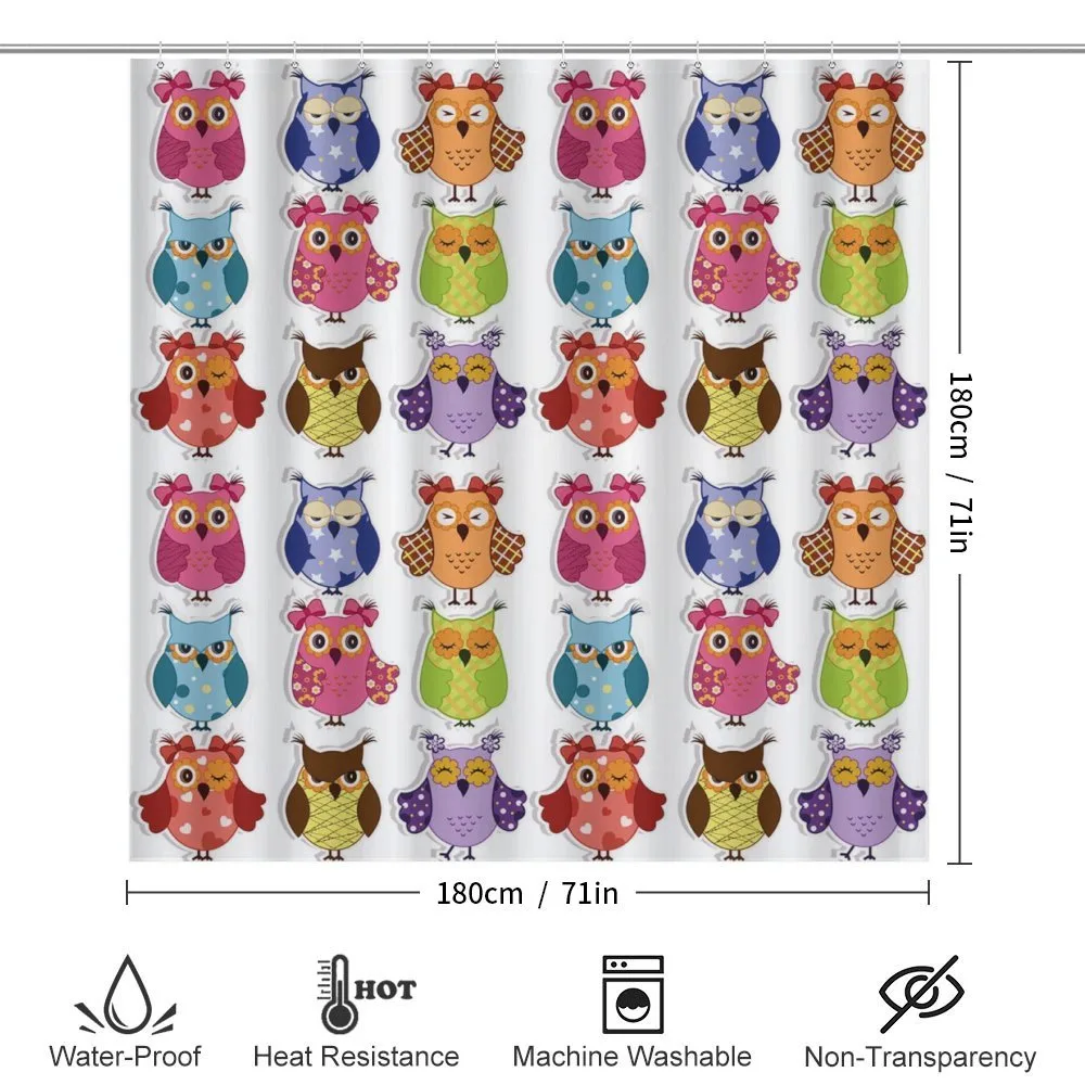 Cartoon Owls Emotions — Detail 2