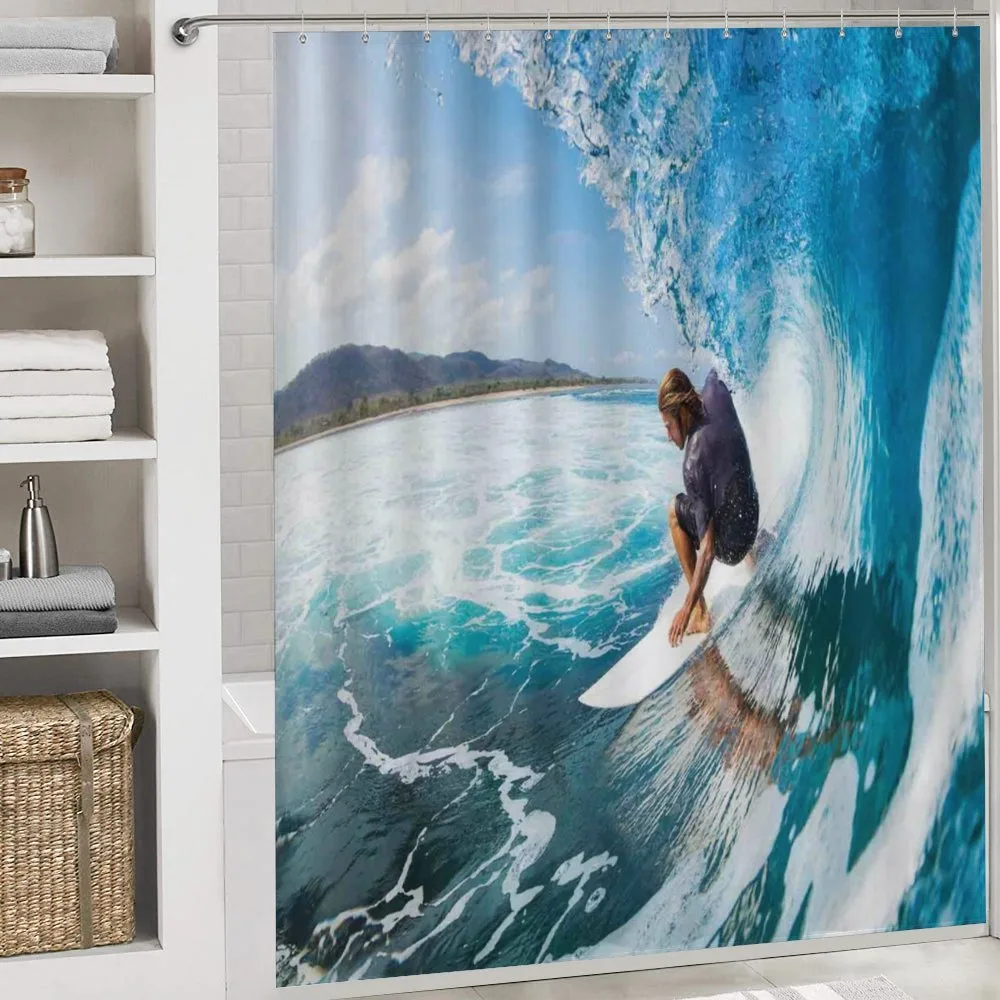 Coastal Surfing on Waves — Detail 4