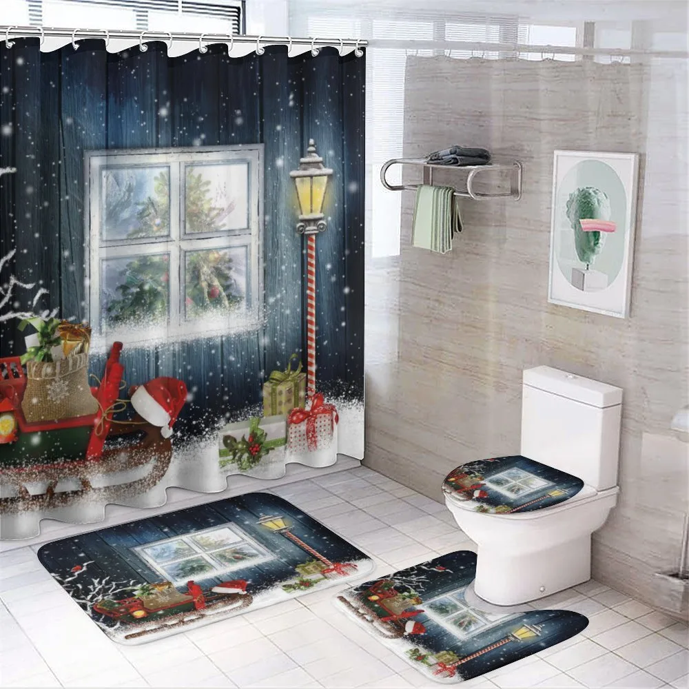 Cozy Cottage Snowy Window — Your design