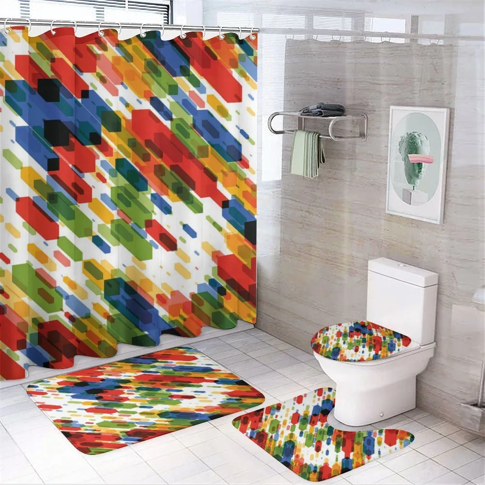 Diagonal Geometric Vibrant — Your design