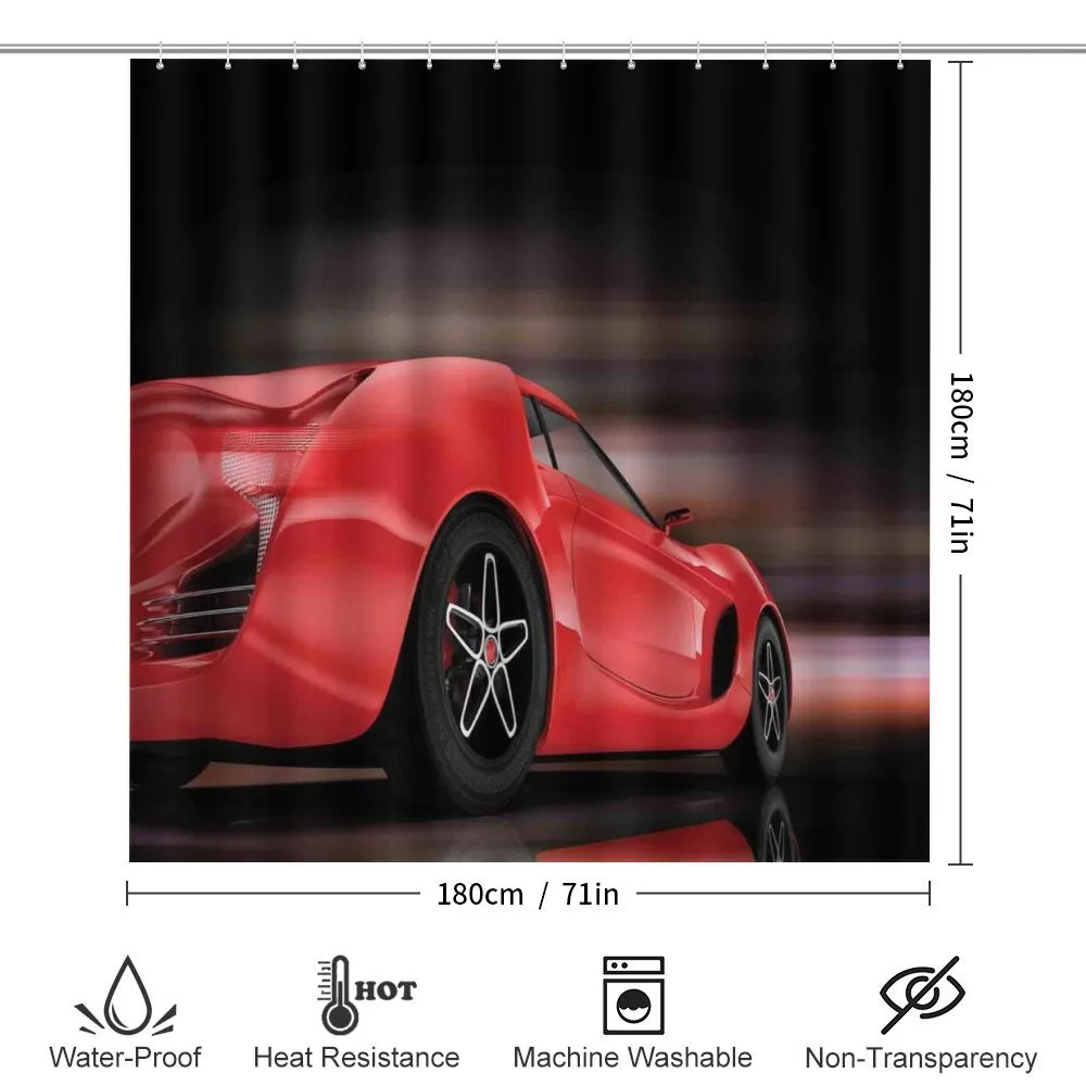 Futuristic Red Sports — Detail 2