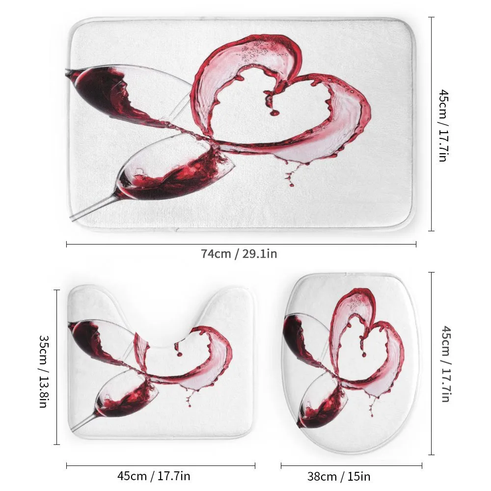 Heart Shape Spilling Wine — Detail 1