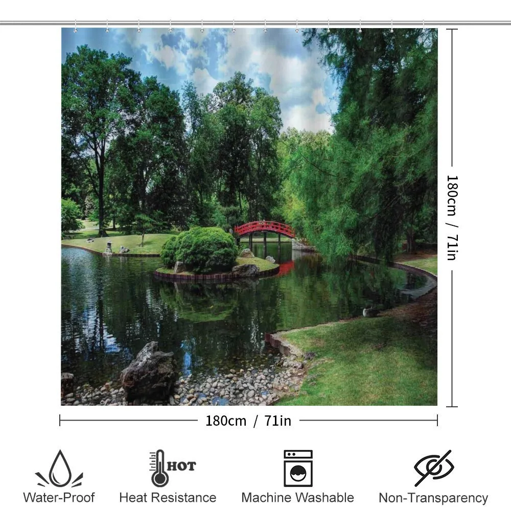 Japanese Garden Lake — Detail 2