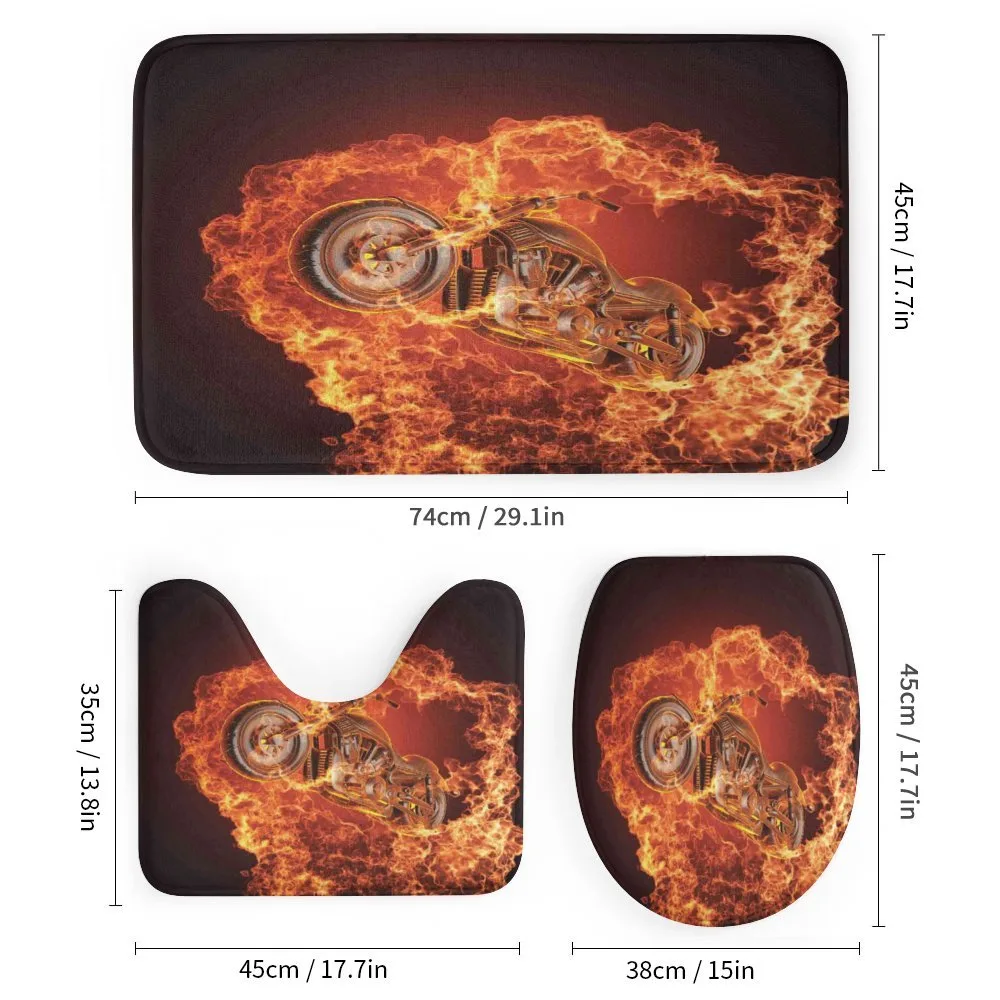 Motorbike in Fire — Detail 1