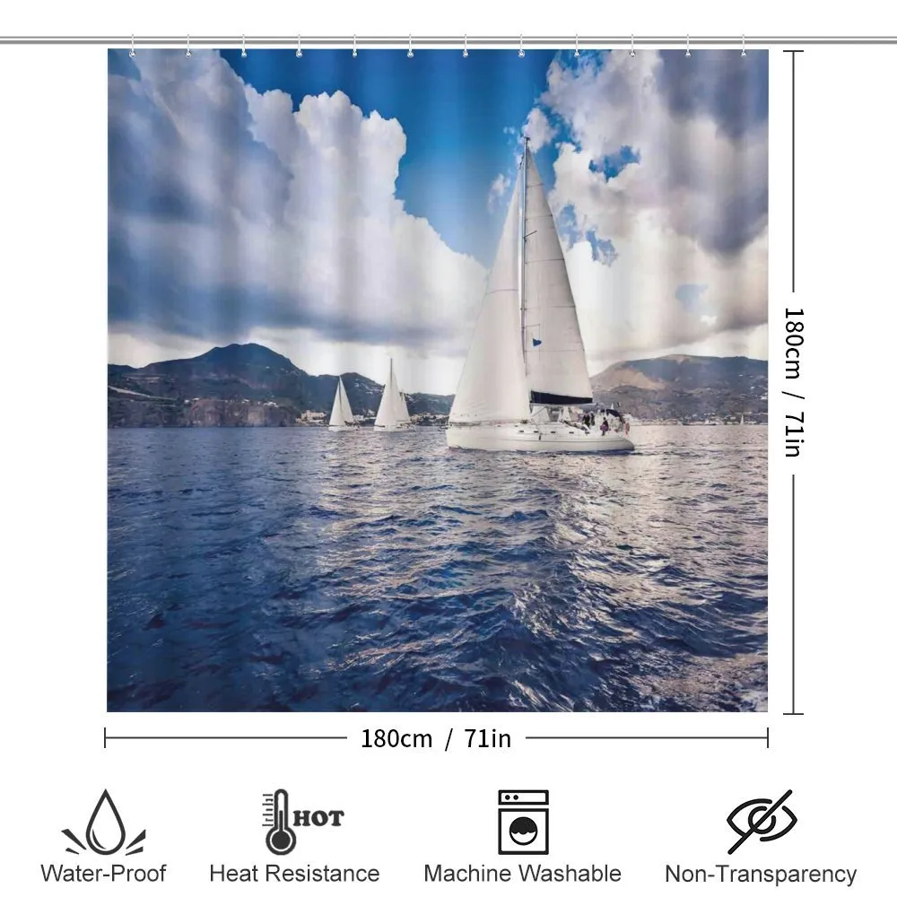 Sailing Boat on Sea — Detail 2