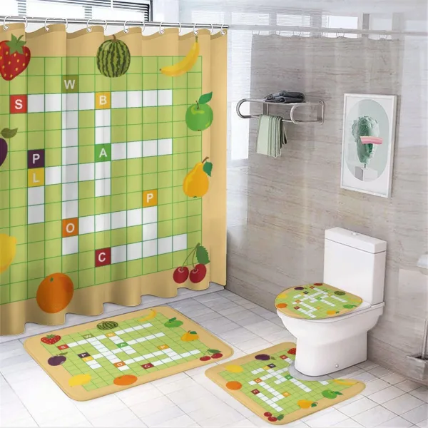 Summer Fruit on a shower curtain