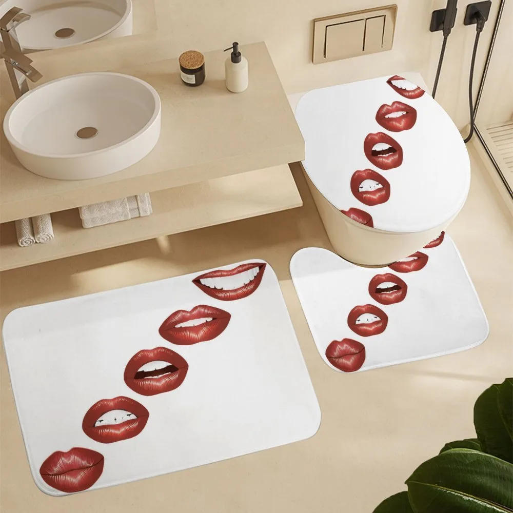 Vivid Full Red Lips Feminine — Detail 5
