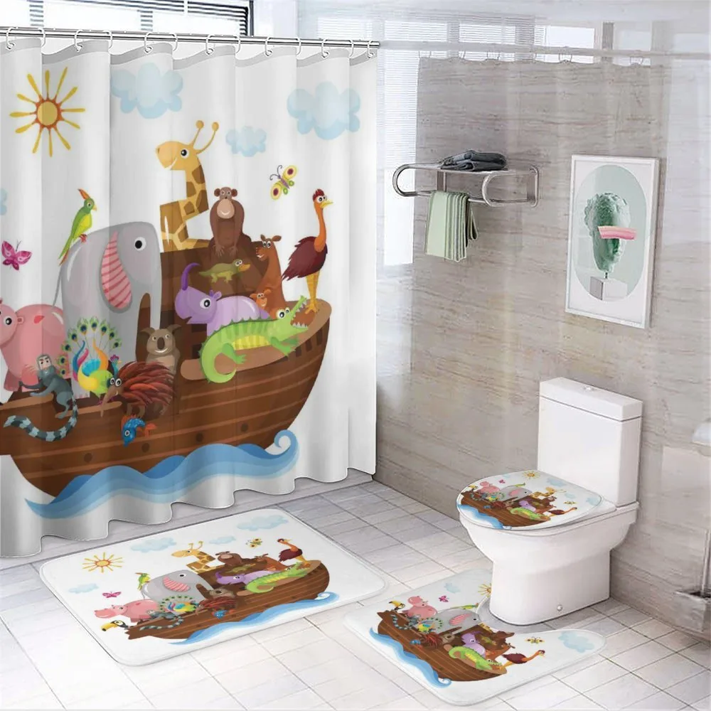 Animals in Ship Cartoon — Your design
