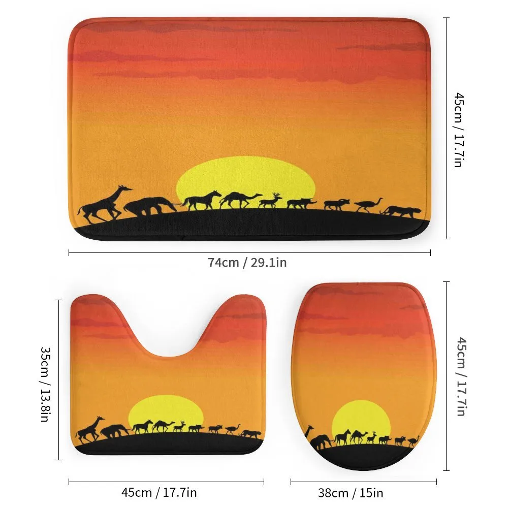 Animals Sun Silhouette — Detail 1