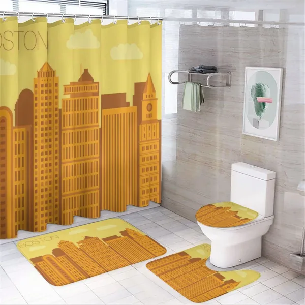 Big City Appearance on a shower curtain