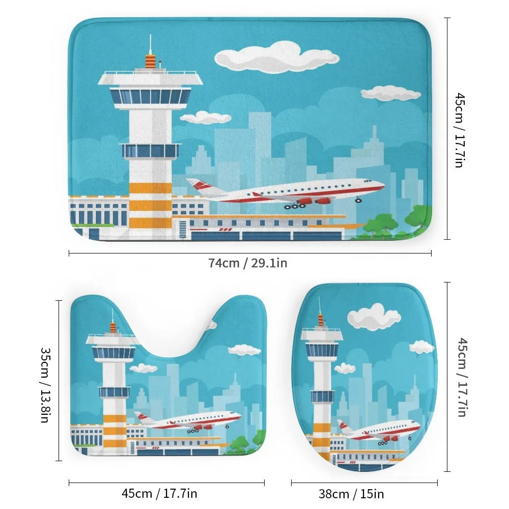 Control Tower and Plane — Detail 1