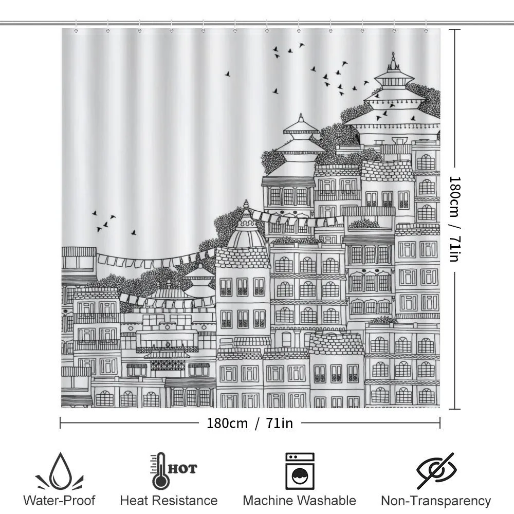 Doodle Style Kathmandu — Detail 2