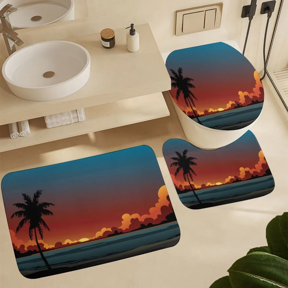 Dramatic Sunset Scene Pattern — Detail 5