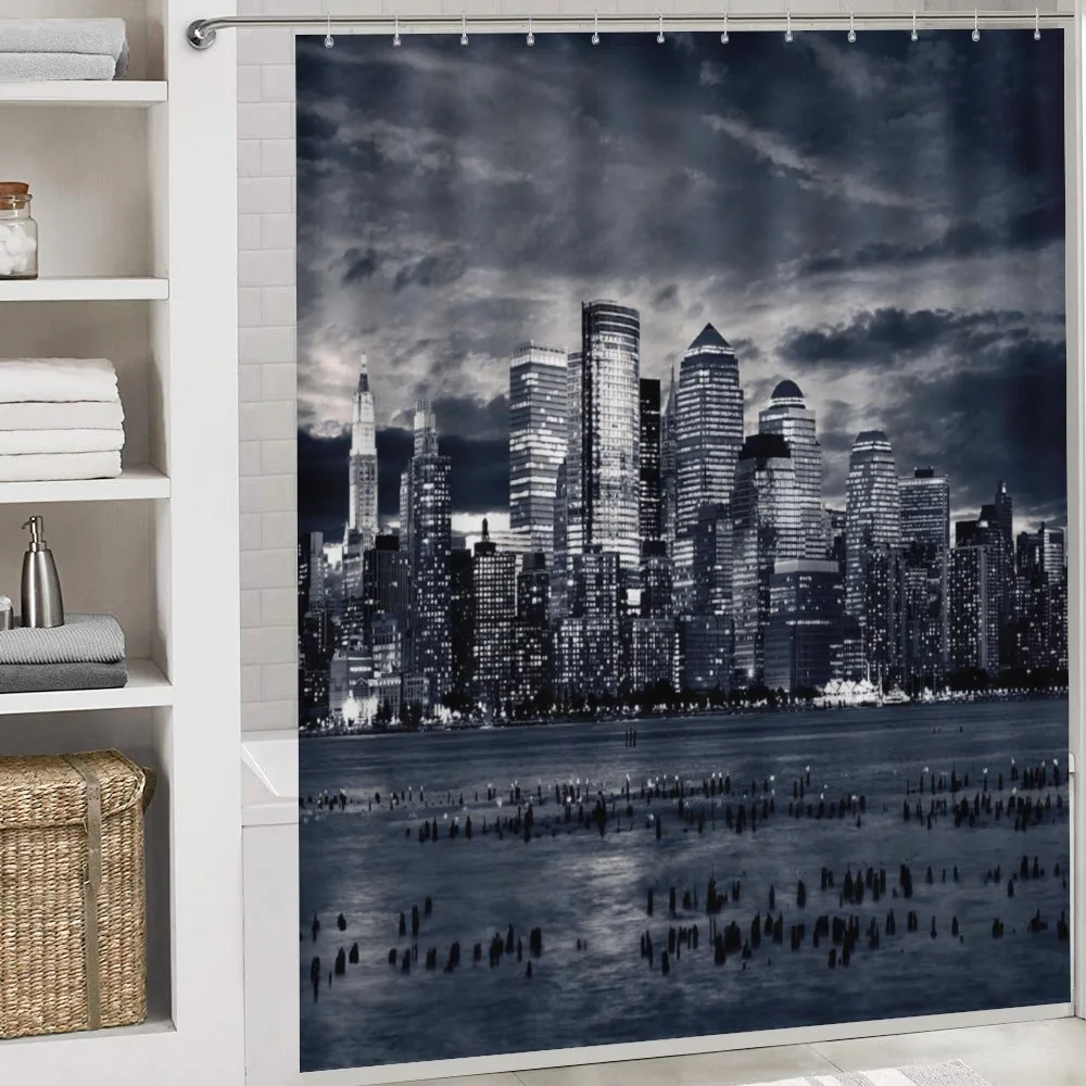 Dramatic View NYC Skyline — Detail 4