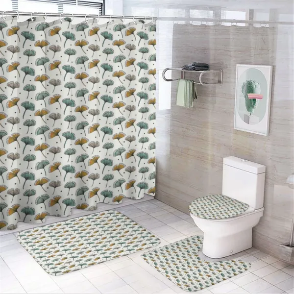 Floral Autumn Design on a shower curtain
